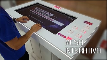 Mesa Interativa com Cubos - Unibrad