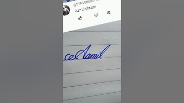 Aamil name write in cursive writing #cursive#writing#beautiful#name#aamil#shorts#feeds#clips