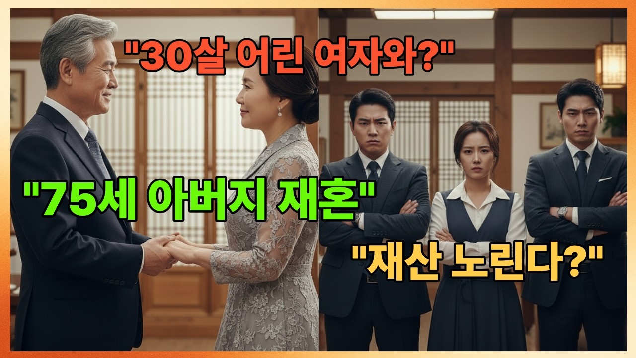 75세 아버지가 45세 여자와 재혼한다고 3남매가 결혼 반대한 충격적인 이유ㅣ오디오북 ㅣ 재혼 ㅣ 인생사연 ㅣ