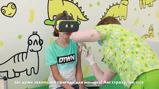 VR-вакцинація у Медичній Мережі Добробут. Вакцинація дітей без страху та сліз