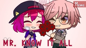 Mr. Know it all meme/short gcmv? ~Valentines special~ | TMF Milliot || Lazy + Late ||
