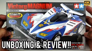 Tamiya VICTORY MAGNUM (19434) Premium CARBON Super II Chassis - Unboxing & Review!!