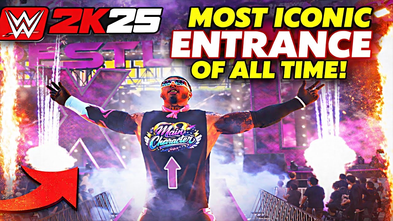 I BUILT THE MOST ICONIC ENTRANCE OF ALL TIME IN WWE 2K25...!