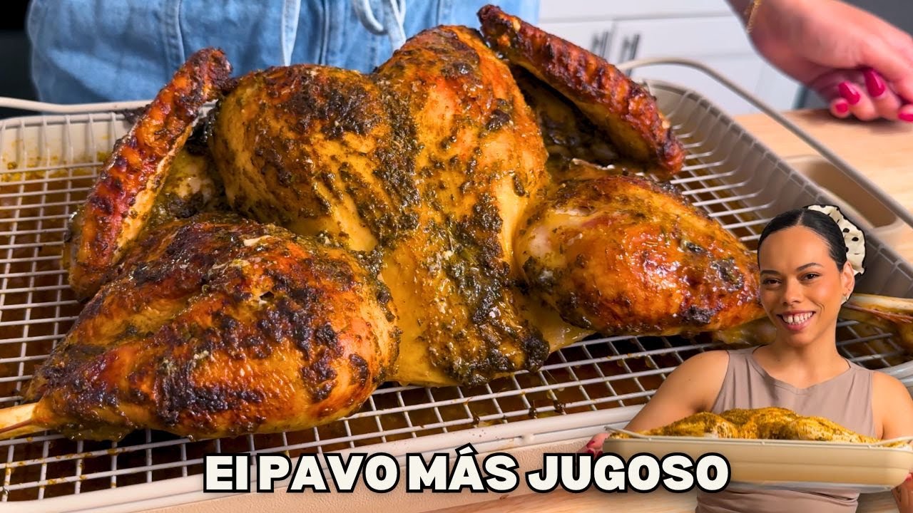 MI SECRETO para el PAVO MÁS JUGOSO de Acción de Gracias (¡NUNCA FALLA!) | Receta Paso a Paso