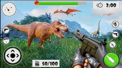 Jungle Dino Hunter Game: Dinosaur Game 3D - Android Gameplay