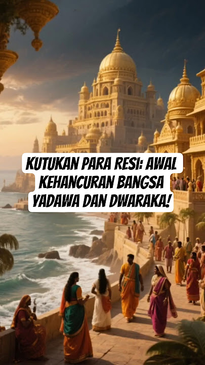 Kutukan Para Resi:Awal Kehancuran Bangsa Yadawa dan Dwaraka!#dwaraka #krishna #shorts #zonawawasan
