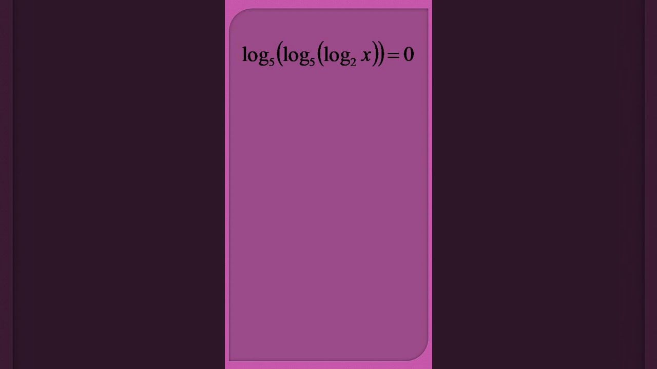 Solving a logarithmic equation with multiple logs of the variable at different bases