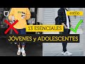 13 prendas esenciales para adolescentes y jóvenes | Con 14 ideas de atuendo