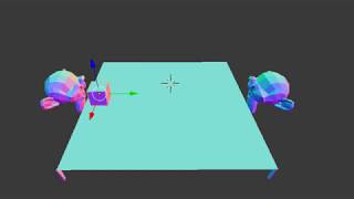 2 Monkeys Moving A Cube Left and Right! | Testing Out My Animation in Blender!