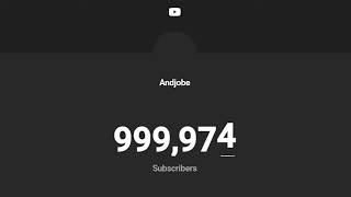 one million subscribers of Andjobe