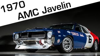 Bruce Canepa racing the 1970 AMC Javelin at the 2013 Rolex Monterey Motorsports Reunion
