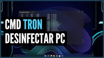 Desinfecta y Optimiza PC desde CMD 1 Script  | Tron Script