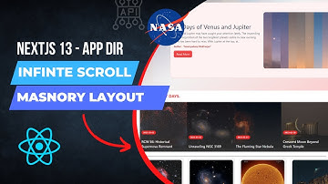 NASA - Infinite scroll, tailwind, App dir | Next.js 13 Interview project