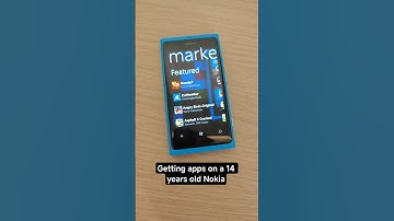 Installing apps on 14 years old Nokia Lumia 800 (My Windows Phone 7 Marketplace app demo) #shorts