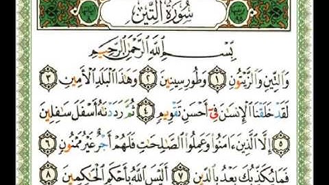 095   سورة التين   شيرزاد عبد الرحمن طاهر
