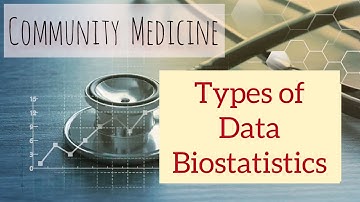 Types of Data | Biostatistics | Community medicine