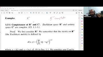 The proof that RN is complete