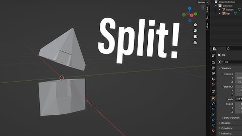How to split objects for 3d printing-Blender tutorials