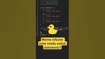 Do you know this way to refactor switches? #programming #coding #typescript #javascript  #shorts