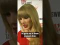 Taylor Swift talking about the worst gift she ever received from her ex boyfriend...