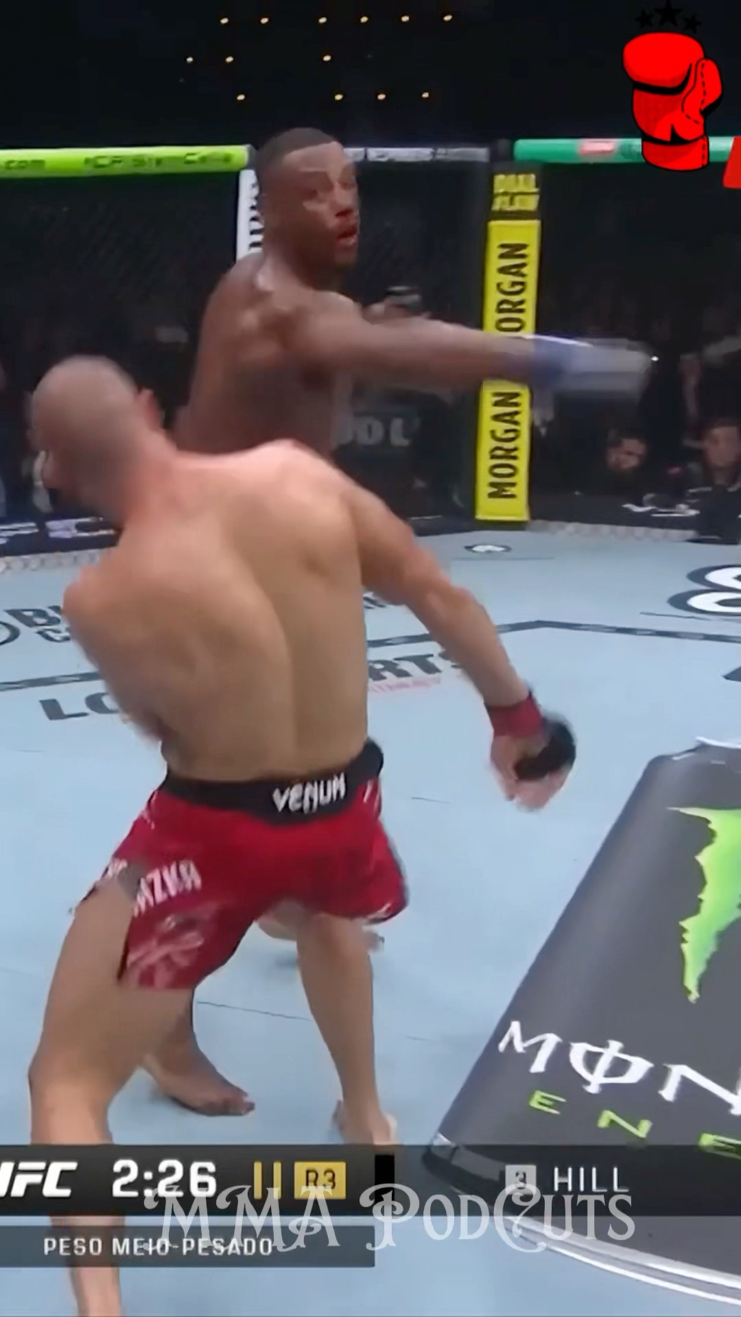 JIRI PROCHAZKA DESTRUIU JAMAHAL HILL #mma #luta #boxe #ufc #shortsfeed #brasil #foryou