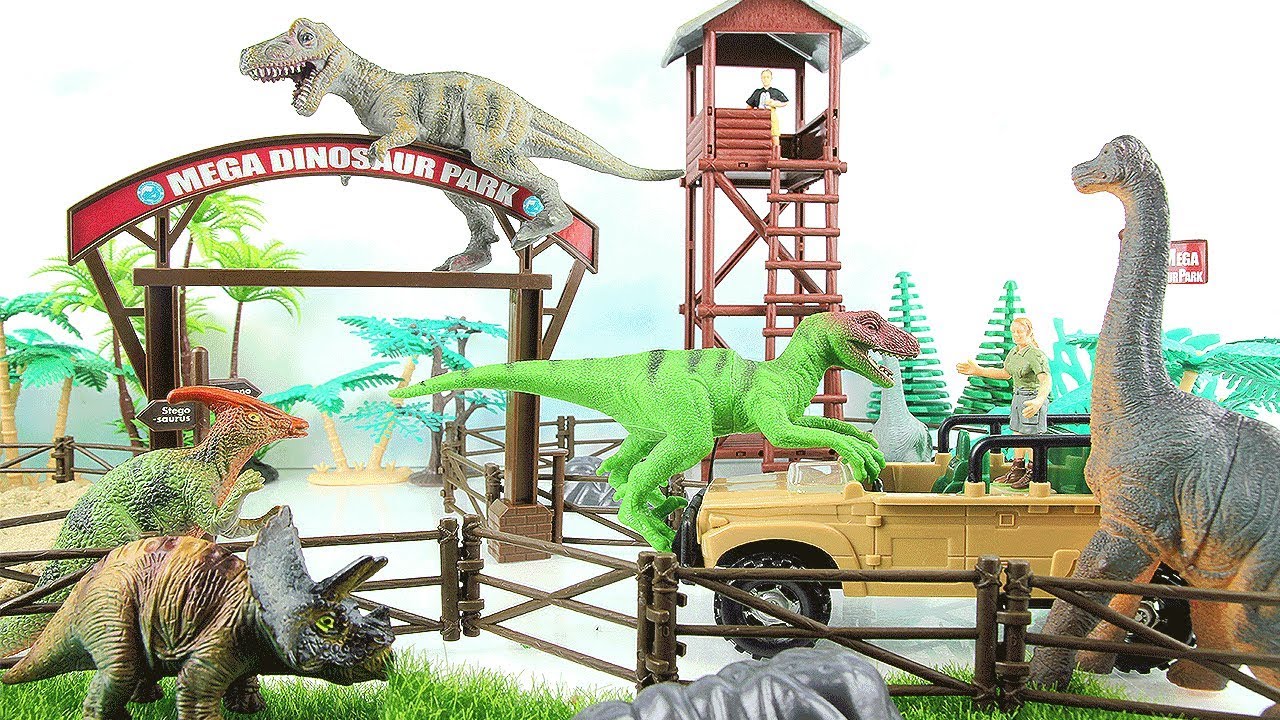 Mega Dino Park Set! Jurassic World Toys 