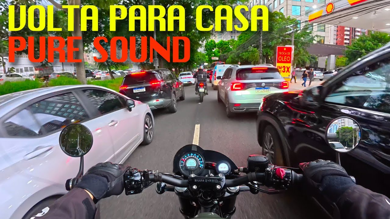 VOLTA PARA CASA EM HORÁRIO DE PICO COM A SHOTGUN 650 #royalenfieldbrasil #shotgun650