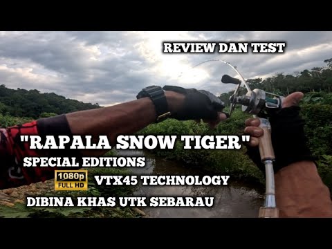 Review Dan Test Rod-Rapala Snow Tiger 4-10lb-Untuk Permainan Longcast-topwater lure-vlog274