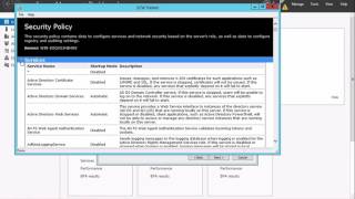 Security Configuration Wizard