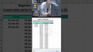 Famous Beginner vs Expert in excel #excelshortcuts #exceltips #exceltricks Profile