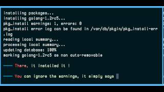 Using pkgin on Mac OS  X.