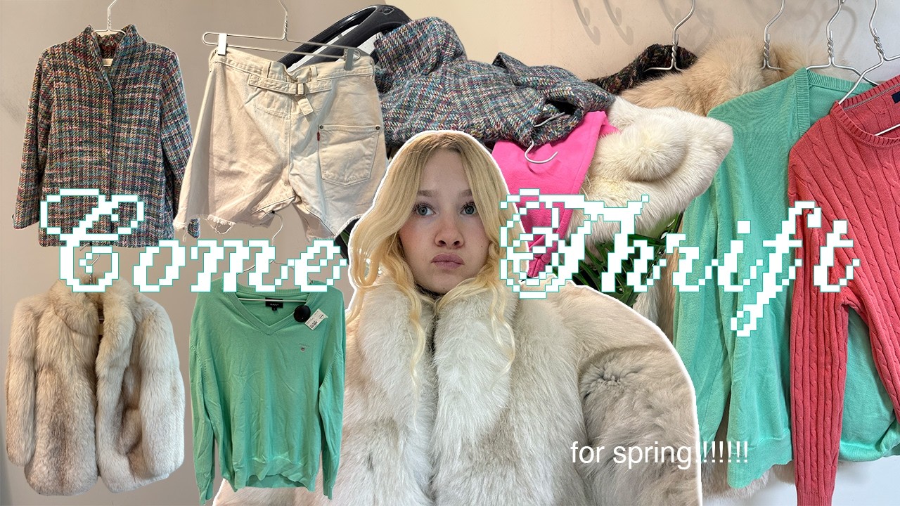 Походим по секонд-хенду весной | Джинсы Levi's Engineered за 5 долларов и одежда начала 2000-х 🌷🐇...