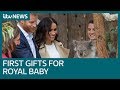 Harry and Meghan receive first baby gifts as they begin royal tour in Sydney | ITV News