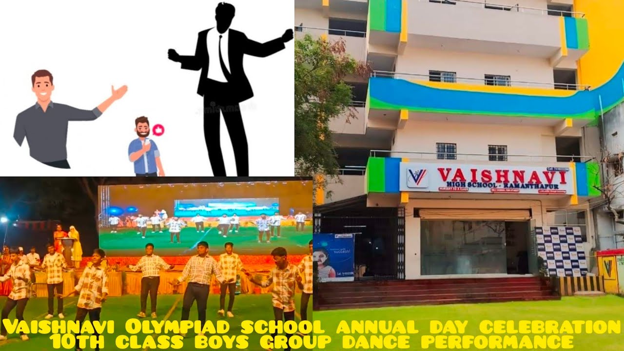 Vaishnavi Olympiad school annual day 10th class boys performance - YouTube