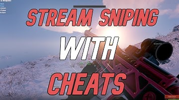 STREAM SNIPING IN RUST WITH CHEATS