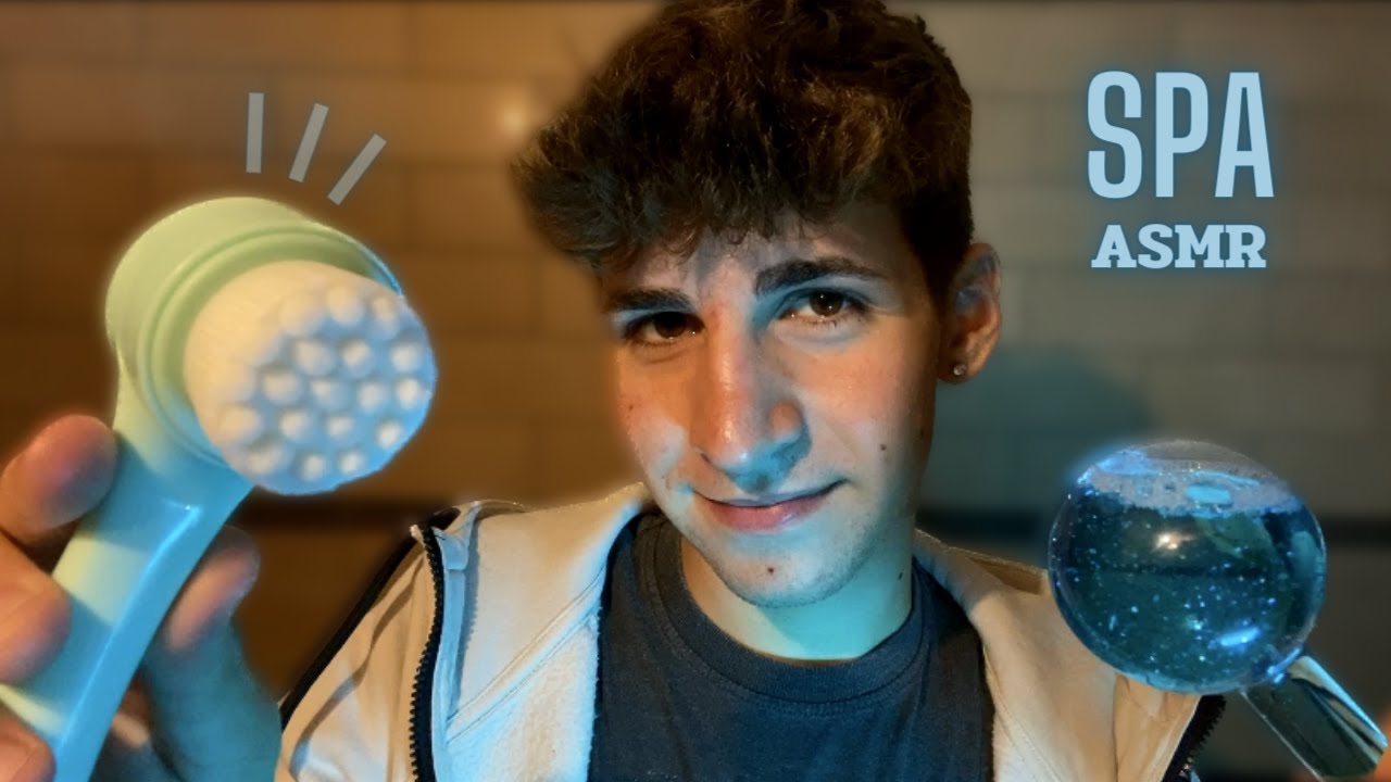 PULIZIA VISO🧖🏻‍♂️🧖🏻‍♀️ nel mio Centro Estetico🧼 *layered sounds* | RolePlay ASMR ITA