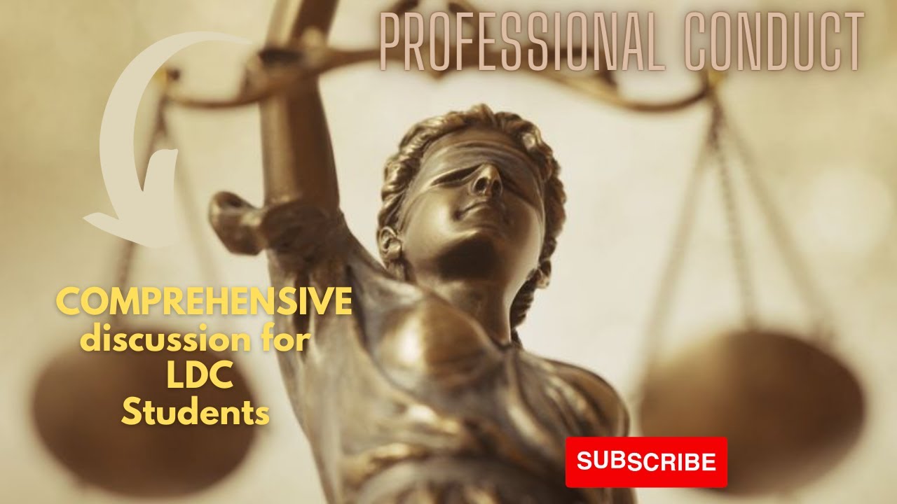 PROFESSIONAL CONDUCT