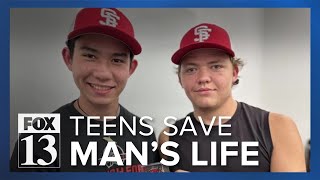 Spanish Fork High School students save man's life at cross-country meet