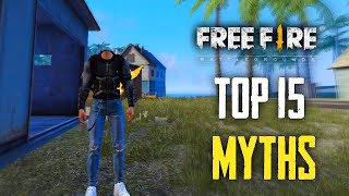 Top 15 Mythbusters in FREEFIRE Battleground | FREEFIRE Myths #200