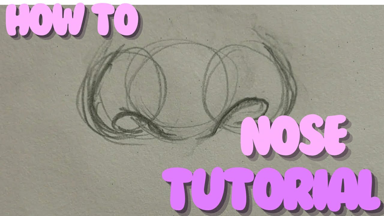 How to draw a nose | Tutorial 