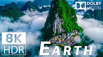 8K HDR 60FPS DOLBY VISION - MOST BEAUTIFUL VIEWS of the Earth - TRUE CINEMATIC