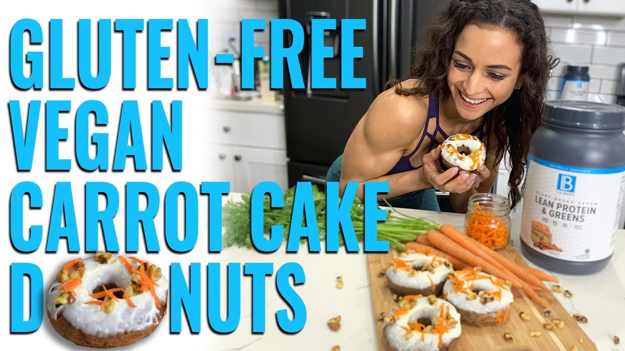 HIGH-PROTEIN VEGAN CARROT CAKE DONUT🍩 GF