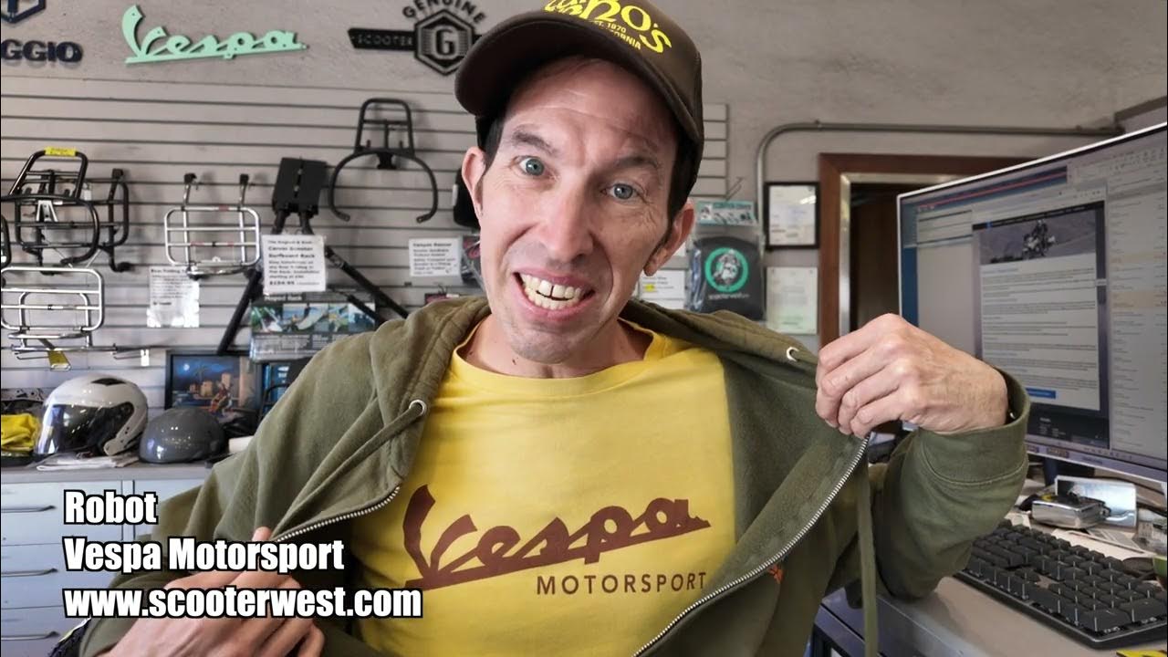 Bomac Vlogs Vespa Motorsport & Scooter West San Diego ft. ROBOT
