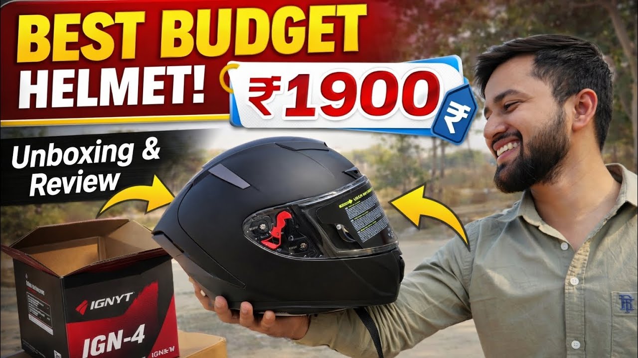 Ignyte IGN-4 Helmet Unboxing📦 & Review || Best Helmet Under ₹2000 || Best Value For Money Helmet ||