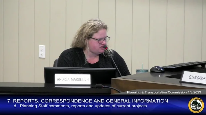 Planning and Transportation Commission January 3, ...