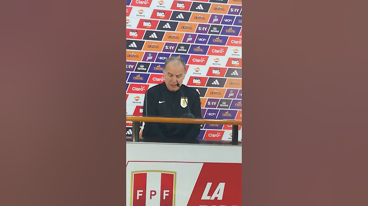 Perú. Selección Peruana 1 - 0 Uruguay. Palabras de Marcelo Bielsa