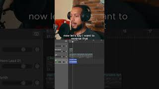 Reverse Audio Shortcut (Logic Pro) #shorts