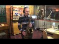 Autumn leaves jazz backing track  played on a 1950s selmer mk 6