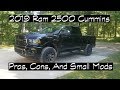 2019 Ram 2500 Cummins Pros Cons And Mods