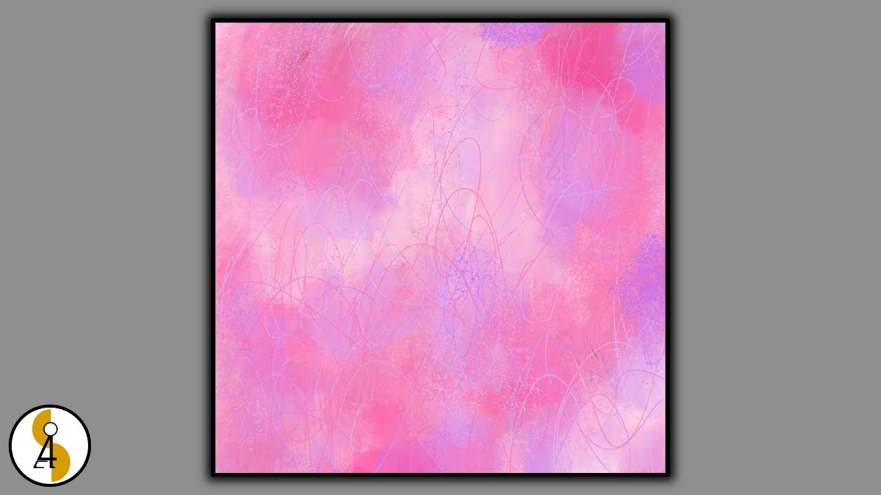 How To Paint Minimalist Art / Digital painting / Procreate Art / iPad